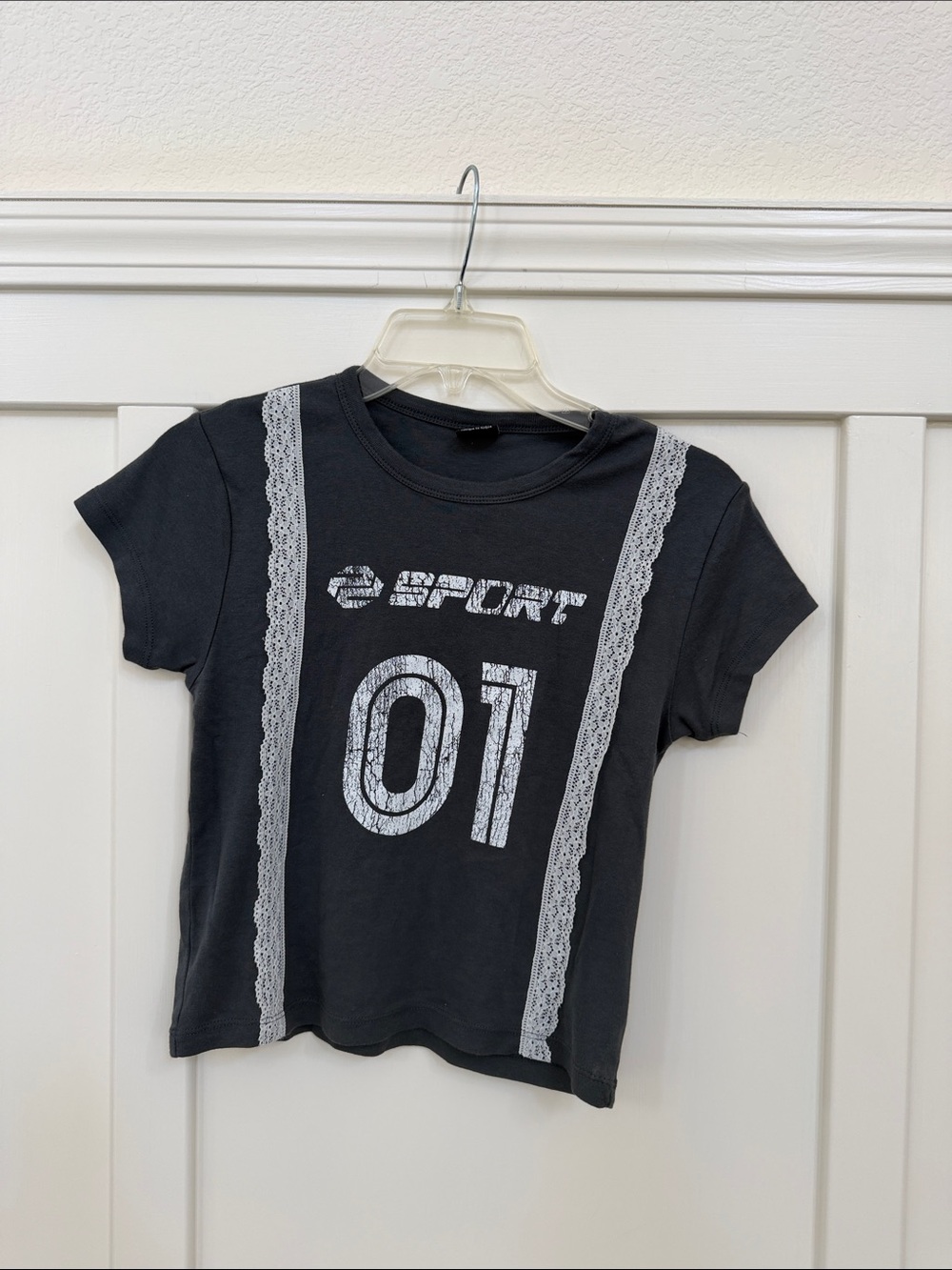 Urban Outfitters Black '01 Sport' Graphic Tee